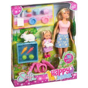 Simba Toys Steffi Love Happy Animal Playset With 16 Plus Pieces Age 3 & Up NEW